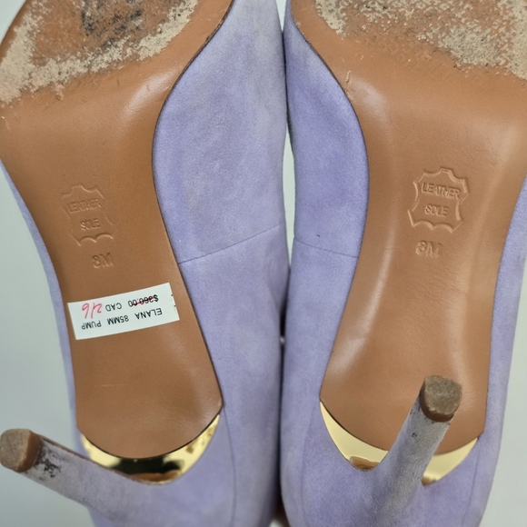 TORY BURCH Elana Lilac Pumps Size 8 - Picture 5 of 6
